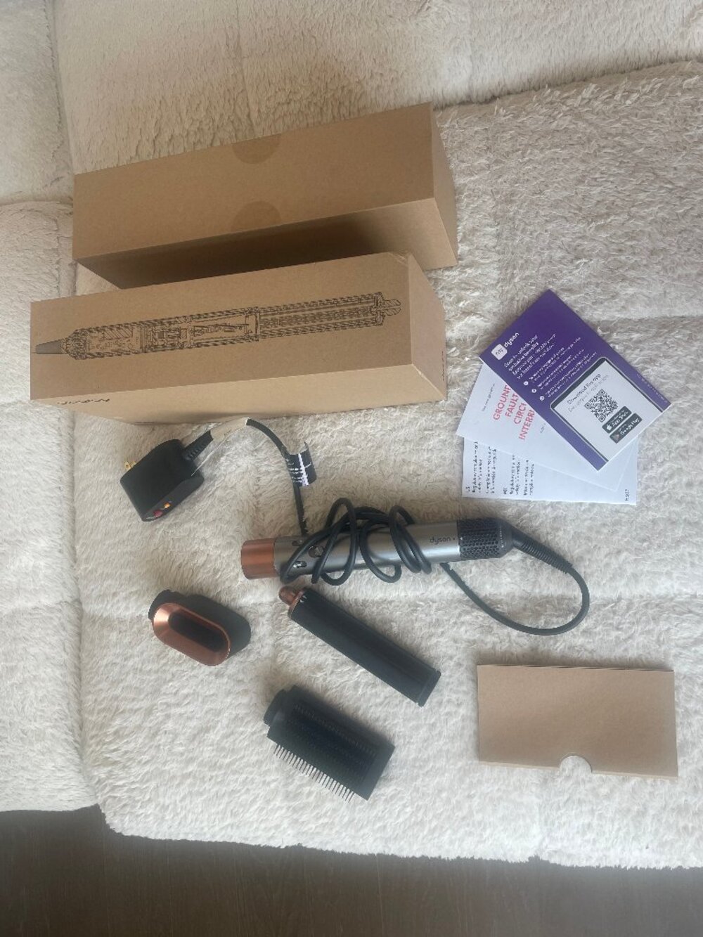 Dyson AirWrap Origin Hair Multi-Styler in Nickel and Copper